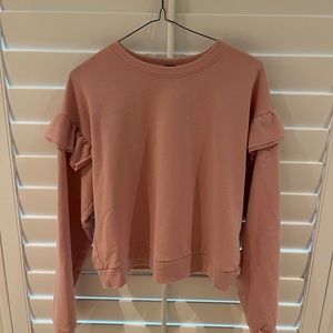 Light pink crewneck top